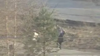 Бабушка на роликовых коньках