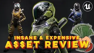 Insane & Expensive Asset Pack Review - Sci-Fi Fighter Character