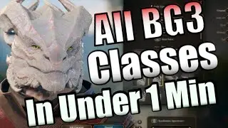 ALL Baldur's Gate 3 Classes Explained In 1 Minute Each!