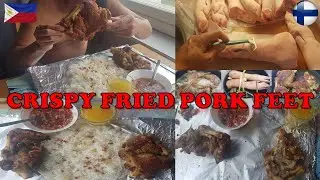 Crispy Fried Pork Feet at Finland (50euro Cents per kilo & Sometime it is FREE)