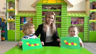 Творческое занятие для малышей «Гусеничка»