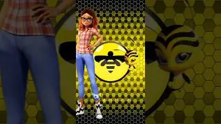 MLB characters use bee miraculous //#miraculous #shorts #viral #video #youtubeshorts