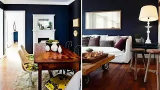 Ideas de decoración de dormitorio azul marino