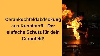 Ceranfeldabdeckung aus Kunststoff