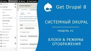 Системный Drupal. 2.2.2 Блок и режим отображения