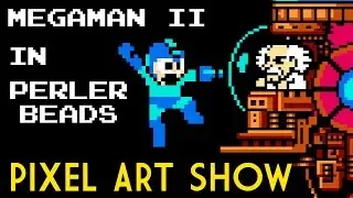 Perler Beads Tutorial: Megaman II - Pixel Art Show