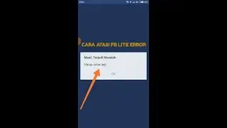 Cara atasi fb lite error