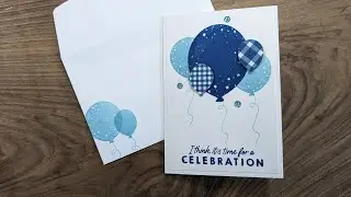 How to make a quick and easy birthday card with the Beautiful Balloons stamp set from Stampin Up