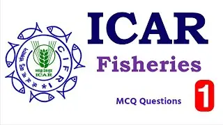 🔥ICAR Fisheries Objectives Questions with Answers (Part-1)