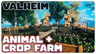 How to Build an Organised Animal and Crop Farm | Valheim