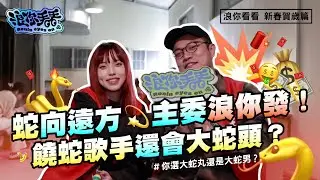 《 浪你看看 賀歲街訪篇 》蛇向遠方💫主委浪你發！饒蛇歌手還會大蛇頭？