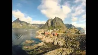 Lofoten Islands , Reine ,Hamnøy, Norway august 2014 Full HD