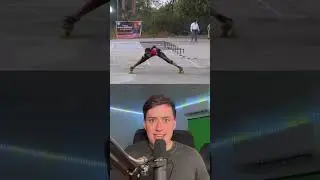 EXTREME ROLLER-SKATING! #Shorts