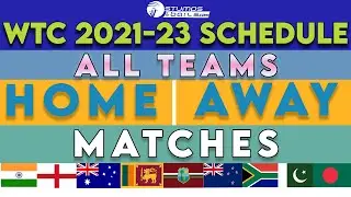 WTC 2021 - 23: Full Schedule of World Test Championship 2021 - 23 | StumpsandBails