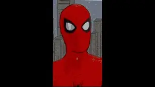 Spider Man art in Minecraft #shorts