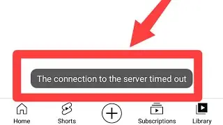 The connection to server timed out || fix solved error 
