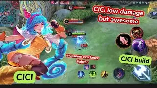 NEW HERO CICI EXP LANER 12/3/5 BEST BUILD CICI VS ALPHA ~MLBB