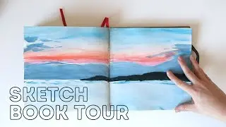Sketch Book Tour + ART VLOG 03