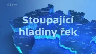 Události v regionech: Stoupající hladiny řek – znělka ČT