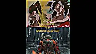Ssj4 Goku And Vegeta, Ssj4 Gogeta Vs Doom Slayer | #viral #edit #1v1 #debate #doometernal #gogeta