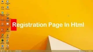 Registration Page in html Html5 Sample Registration Page