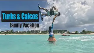 Turks and Caicos Family Kiteboarding Vacation