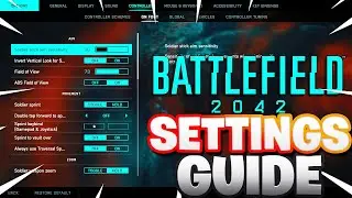 BATTLEFIELD FULL SETTINGS and SENSITIVITY GUIDE! (Best Controller Settings for PC and Console!)
