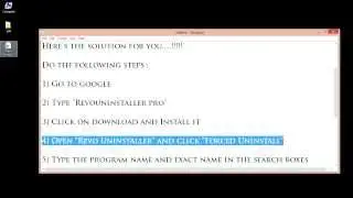 You do not have suffcient access to uninstall.........Problem solved (HD)