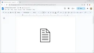 How to add the DOCUMENT Symbol in Google Docs