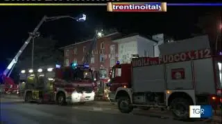 #fuoco all'hotel sant'ilario  a rovereto