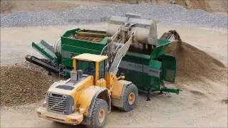 Барабанный грохот MS5200 в каменоломне