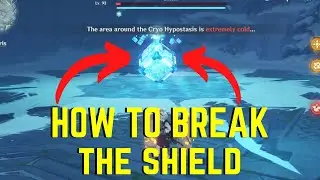 Cryo Hypostasis.. How to break Cryo Hypostasis Shield.. Boss Guide.. Genshin Impact 1.5