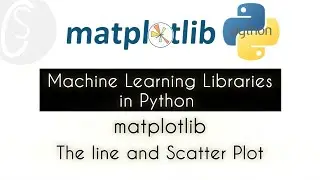 The line and Scatter Plot | matplotlib | Machine Learning Libraries in Python