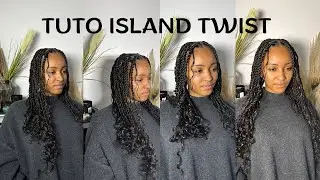 TUTO VANILLE AVEC BOUCLES / ISLAND TWIST en Français 🇫🇷