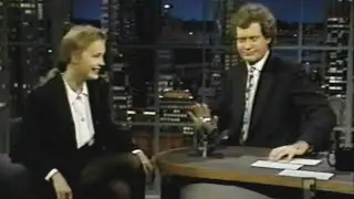 Miss USSR 1990 (Maria Kezha) on Late Night with Letterman