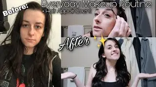 Everyday Makeup Routine + Hair Appointment | Vlogmas Day 9