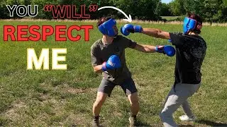 Boxing it out for respect #familyproblems #boxing #viral