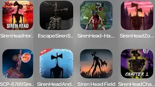 Siren Head Horror,Escape Siren,Siren Head Zombie,SCP 6789 Siren,Siren Head Field,Siren Head Chapter1