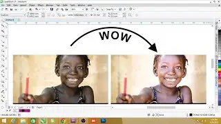 Image editing in CorelDraw | Image ko Clear kare CorelDraw Me Ab Sikhe Hindi Me