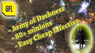 Path of Exile 2.0.5: Witch Summoner Build, Army of Darkness (80+ minions)