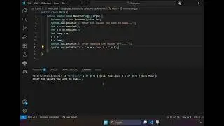 Swapping of Two Numbers using a Temporary Variable in Java