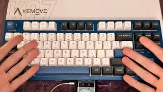АСМР ОБЗОР КЛАВИАТУРЫ KEMOVE K87