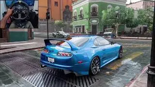 1200HP Toyota Supra - Forza Horizon 5 | Logitech g920 gameplay