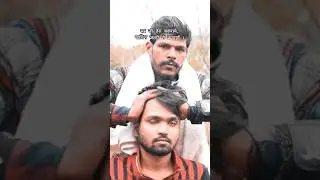 Finding The Ravi Barber Right On Time | Short Head Massage In Jungle #asmr