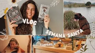 VLOG Semana Santa | Reading vlog, librerías, postres, tiempo en familia... y nos llueve | claushelf