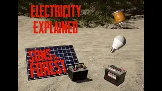 Solar panels and electricity explained in Sons of the Forest