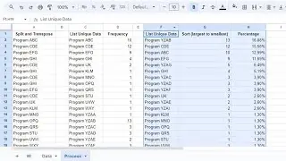 Google Sheets Hacks: Advanced Formulas for List Data Processing