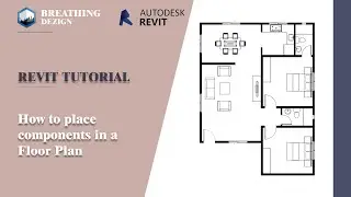How to place components in a 2D Floor Plan - Revit Tutorial (2021)