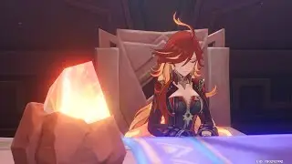 We have a chat with Mavuika at the end [ Genshin Impact ]