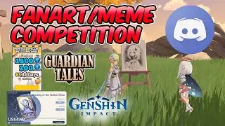 Guardian Tales & Genshin Impact Fanart Competition Result